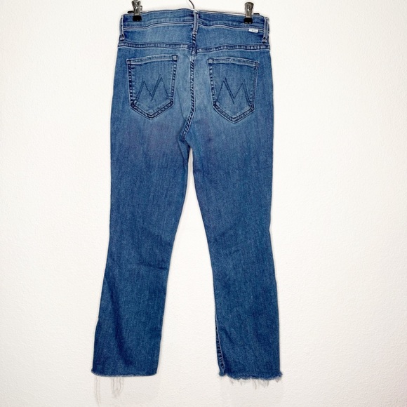 MOTHER Insider Crop Step Fray Jeans Sorry I'm Staring - Picture 9 of 14